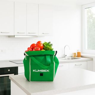 Bolsa Carrito Compra Plegable Verde KUMBEK