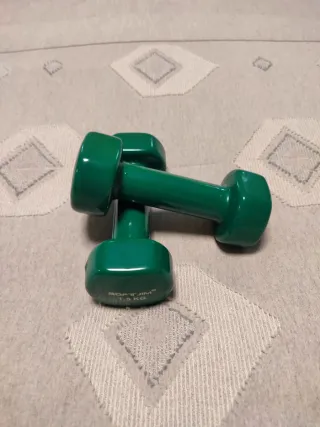 Pesas Vinilo Verdes 2x1.5 Kg