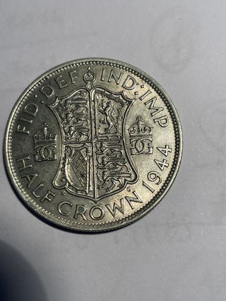 Moneta 1/2 Half Crown Giorgio VI 1944