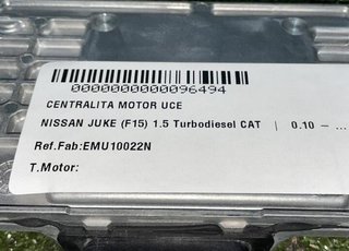Nissan 96494 centralita motor emu10022n juke (f15)