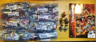 Lote Lego Ninjago Sets 70676+71720+71699+70665