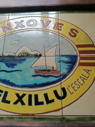 Cartel Tienda Anchoas L'Escala