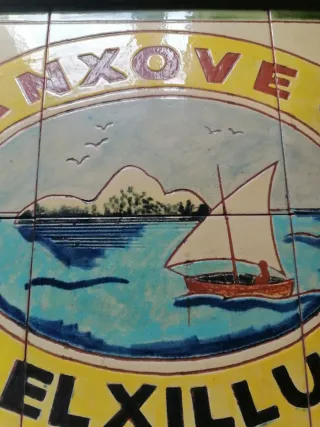 Cartel Tienda Anchoas L'Escala