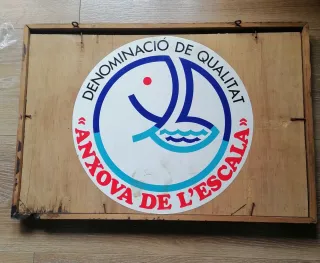 Cartel Tienda Anchoas L'Escala