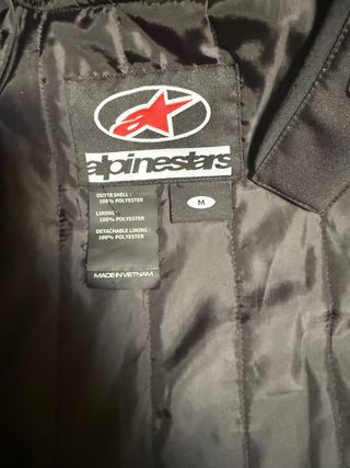 Chaqueta Alpinestars Negra y Blanca