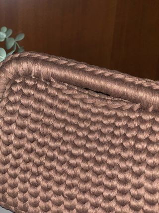 Clutch uncinetto marrone