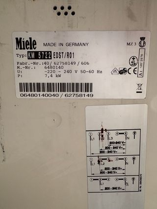 Placa de inducción Miele