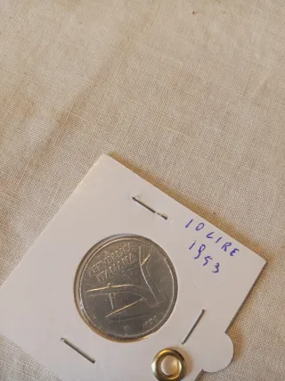 Moneta 10 Lire 1953 Repubblica Italiana