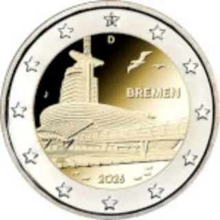 Moneda Conmemorativa Alemania 2026 Bremen