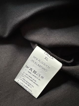 Camisa Negra Lasal Talla XL