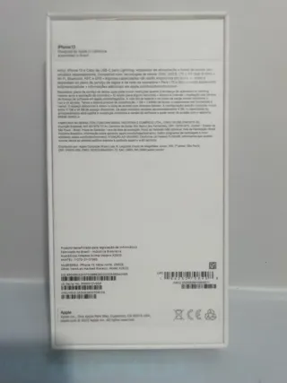 Caixa vazia iPhone 13 256GB