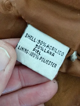 Chaqueta Piel Serraje Dustin Talla L