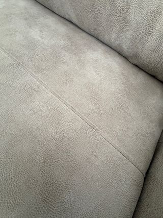 Sofá modular beige y marrón