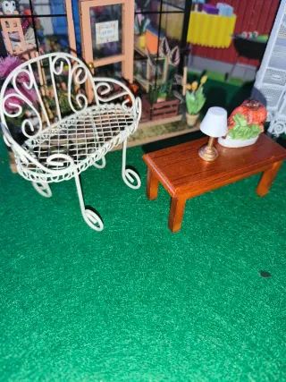 Set giardino per casa delle bambole