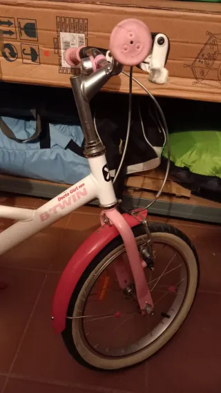 Bicicleta infantil BTWIN rosa