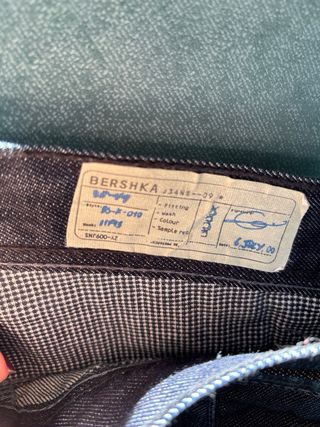 Pantalón vaquero hombre azul/gris