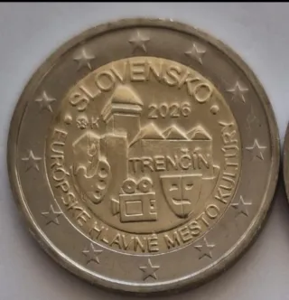 Moneda Conmemorativa Eslovaquia 2026 Trencin