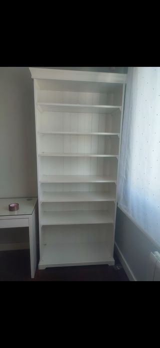 Estantería librería blanca