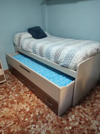 Cama nido con 2 cajones
