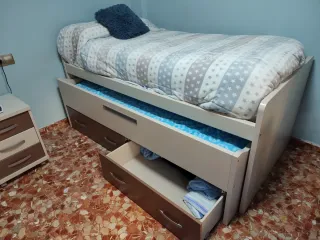 Cama nido con 2 cajones