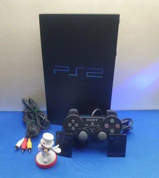 CONSOLA PLAYSTATION 2 PS2 FAT COMPLETA IMPOLUTA