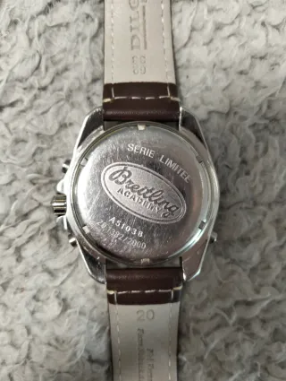 Reloj Breitling Plutón Marrón/Plata.