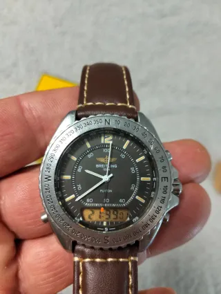 Reloj Breitling Plutón Marrón/Plata.