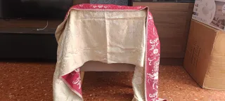 Pañuelon Fallera Rojo y Blanco