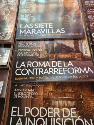 16 revistas de historia nacional geographic.