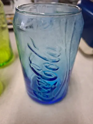 4 Bicchieri Coca-Cola Lattina Vintage