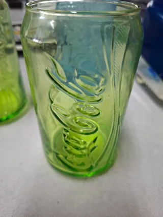 4 Bicchieri Coca-Cola Lattina Vintage