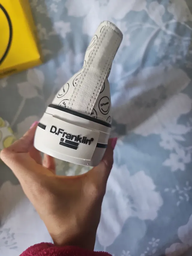 Zapatillas D. Franklin blancas y Amarillas