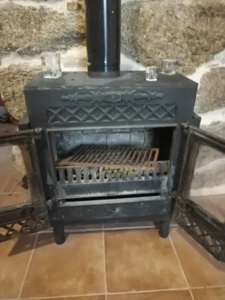 Estufa de leña hierro fundido