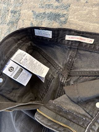 Levi's 70s High Slim Straight Jeans Neri