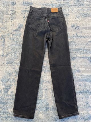 Levi's 70s High Slim Straight Jeans Neri