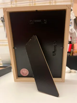 Quadro fatto a mano cuore fiori