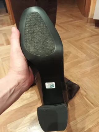 Botas altas mujer piel y ante