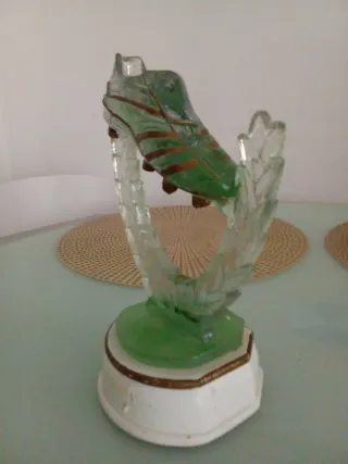 Trofeo Calcio Scarpa Verde Oro Vintage