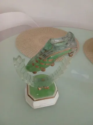 Trofeo Calcio Scarpa Verde Oro Vintage