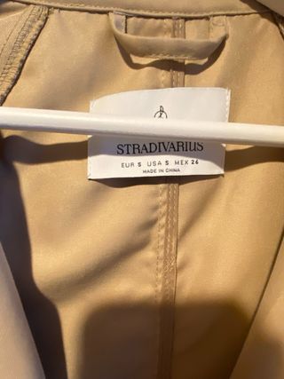 Gabardina Beige Mujer