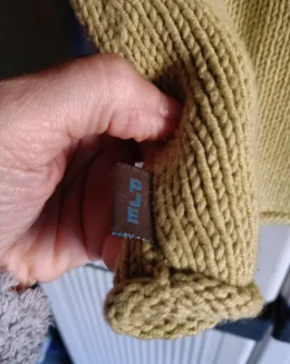 Maglione collo alto con fiori per bambina 10 anni