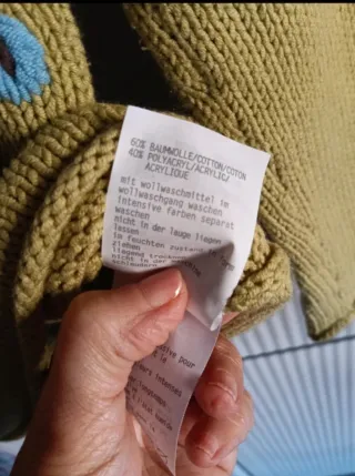 Maglione collo alto con fiori per bambina 10 anni