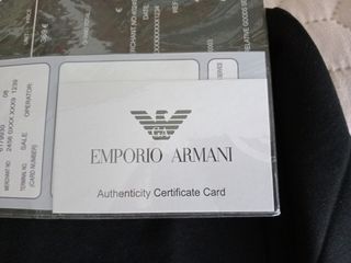 Sudadera Emporio Armani Negra con Logo Verde