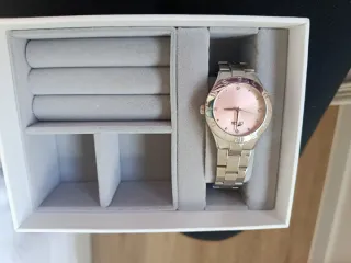 Reloj Lotus Plata y Rosa
