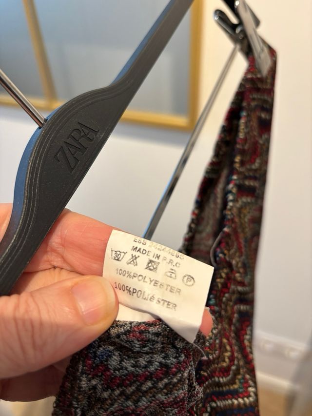 Pantalón recto Teria Yabar Talla M