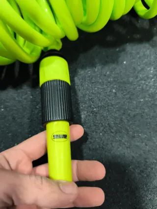 Manguera espiral jardín