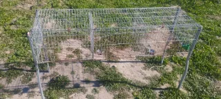 Jaula cría conejos metálica