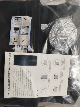 Tenda magnetica isolante porta