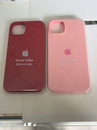 Custodia in silicone per iPhone 15 Plus