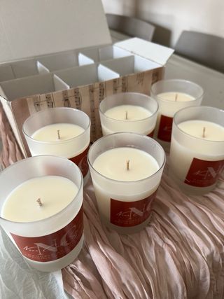 Set 6 Candele Profumate Vetro